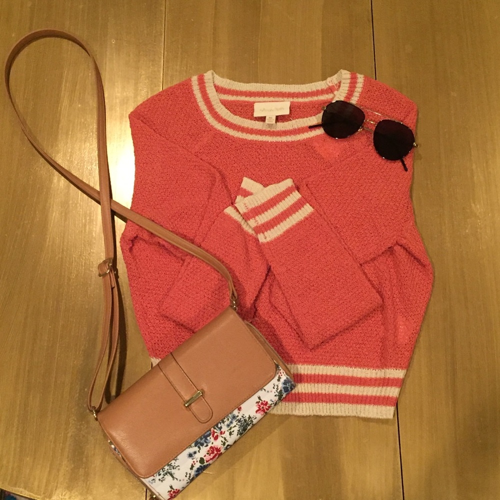 ModCloth Peach crop sweater